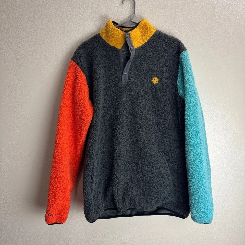 Dutch Bros Coffee Deep Pile Vintage Jacket Size Medium